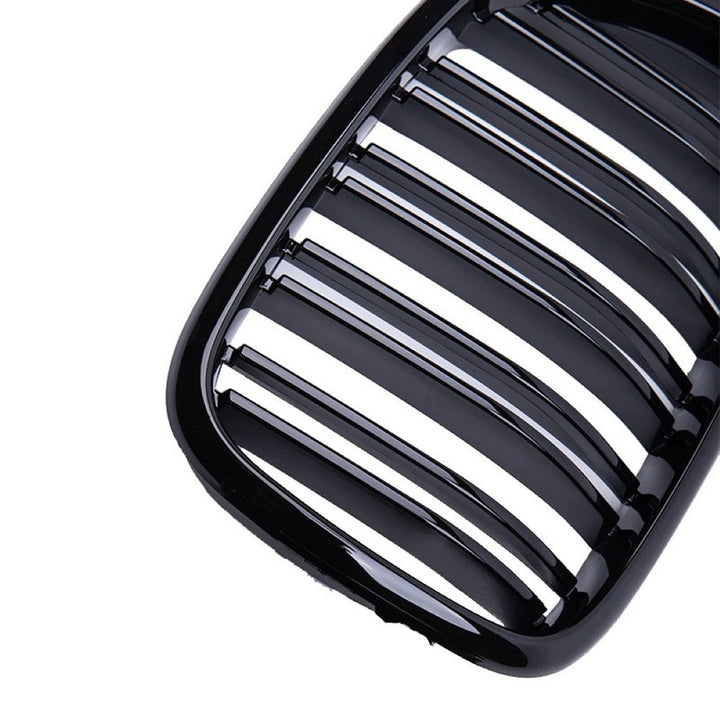 Car Craft Compatible With Bmw 5 Series E39 1988-2003 Upgrade Front Bumper Show Grill Glossy Black - CAR CRAFT INDIA