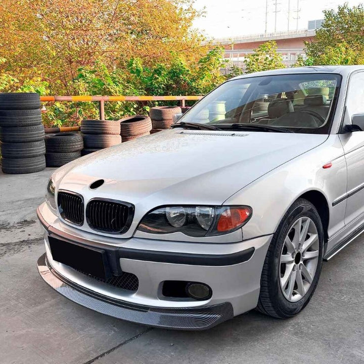 Car Craft Compatible With Bmw 3 Series E46 Sport 1998-2005 Front Bumper Lip Splitter Skirts Zst-1438 Gb Glossy Black CC-10009 - CAR CRAFT INDIA