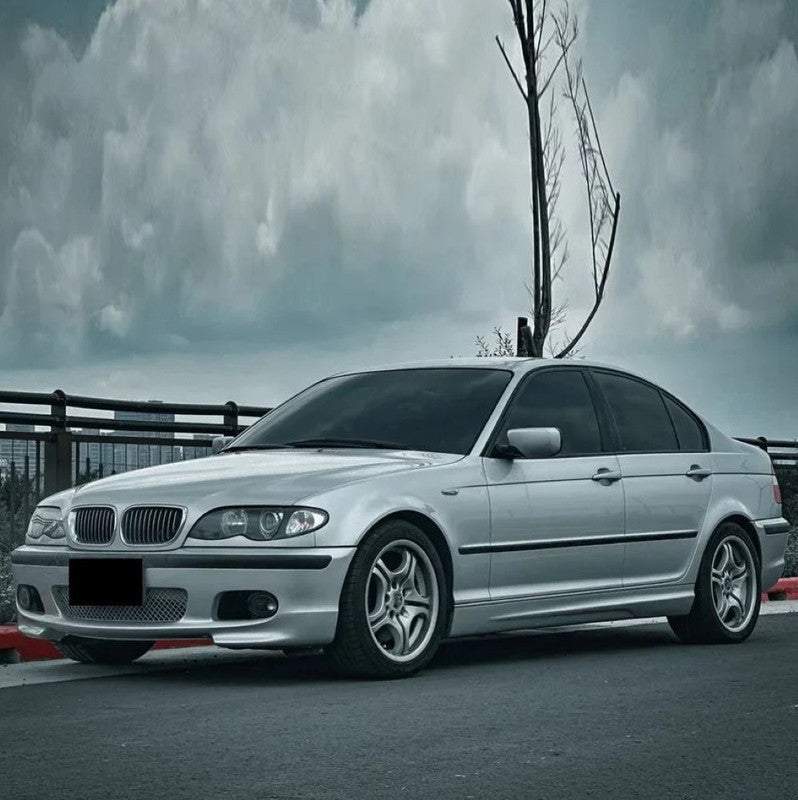 Car Craft Compatible With Bmw 3 Series E46 Lci 2001-2004 Upgrade Front Bumper Show Grill Carbon Fiber Look 4 Door - CAR CRAFT INDIA