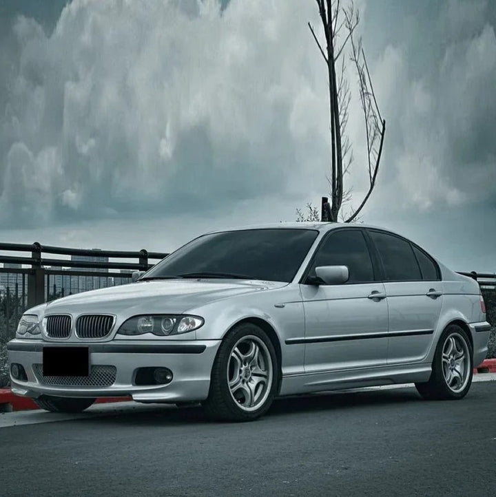 Car Craft Compatible With Bmw 3 Series E46 1998-2004 Upgrade Front Bumper Show Grill Glossy Black 4 Door - CAR CRAFT INDIA