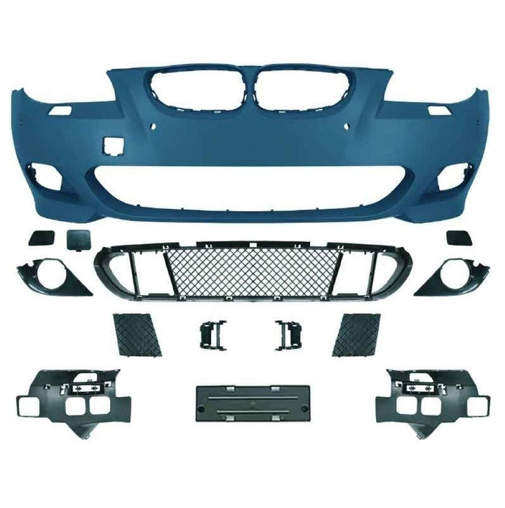 Car Craft Compatible With Bmw 5 Series E60 2004-2010 Front Bumper Upgrade Convert To M Sport Mt M Tech Bodykit Bumper - CAR CRAFT INDIA