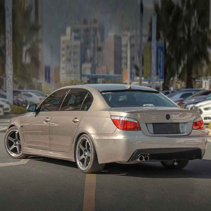 Car Craft Compatible With Bmw 5 Series E60 2004-2010 Rear Bumper Upgrade Convert To M Sport Mt M Tech Bodykit Bumper - CAR CRAFT INDIA