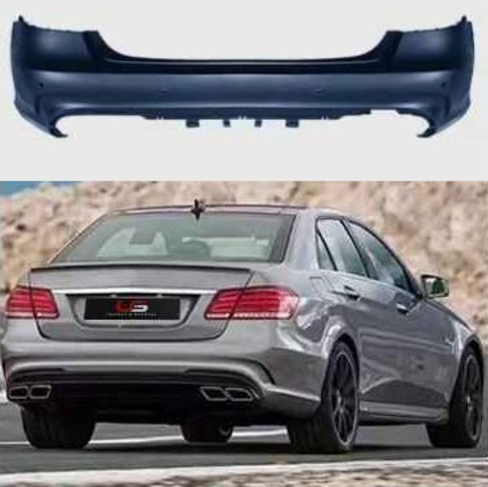 Car Craft Compatible With Mercedes Benz E Class W212 Lci 2014-2016 Rear Bumper Upgrade Convert To Amg E63 Amg Bumper Bodykit Gc W212-006 CC-9707 - CAR CRAFT INDIA
