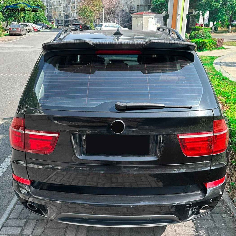 Car Craft Compatible With Bmw X5 E70 2008-2013 Trunk Wing Lip Boot Rear Spoiler Zst-1119 Gb Glossy Black - CAR CRAFT INDIA