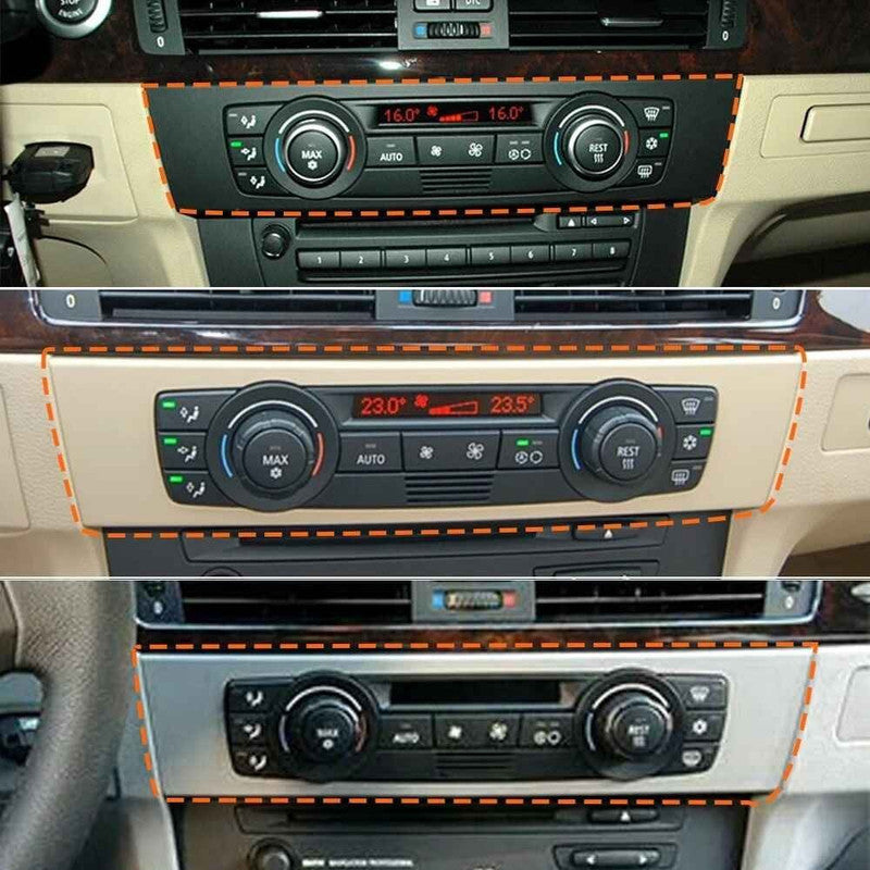 Car Craft Compatible With Bmw 3 Series E90 E91 E92 E93 2004-2012 Car Dashborad Interior Central Air Conditioning Cd Console Cover Hvac Trim Panel C 64116956490 Beige