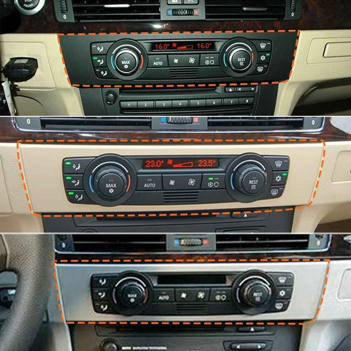 Car Craft Compatible With Bmw 3 Series E90 E91 E92 E93 2004-2012 Car Dashborad Interior Central Air Conditioning Cd Console Cover Hvac Trim Panel C 64116956490 Beige
