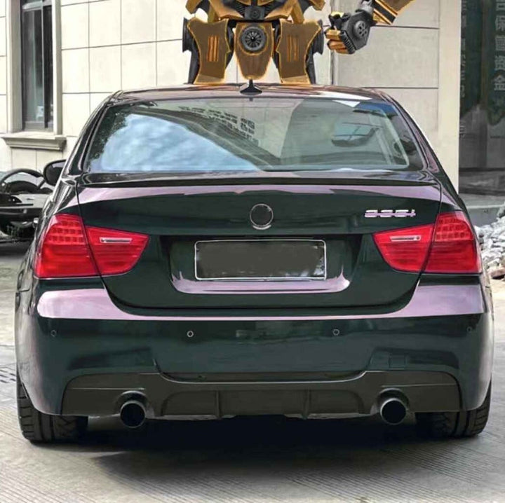 Car Craft Compatible With Bmw 3 Series E90 Lci 2005-2012 Rear Bumper Upgrade Convert To M Sport Mt M Tech Bodykit Bumper - CAR CRAFT INDIA