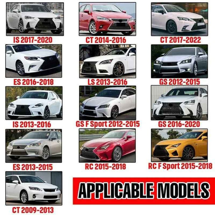 Car Craft Compatible With Lexus Es 2018-2023 Side Rear View Case Wing Cap Shell Housing Mirror Covers 3m Tape Pasting Style Glossy Black Glossy Black