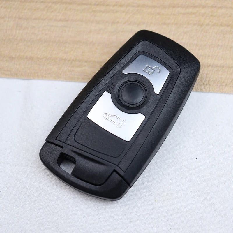 Car Craft Compatible With Bmw 1 2 3 4 5 6 7 X1 X3 X4 X5 X6 X7 Z4 Series Upgrade Key Cover Case To New Style Car Key Cover Shell With Blade 3 Button Black Bm-ks- 33black
