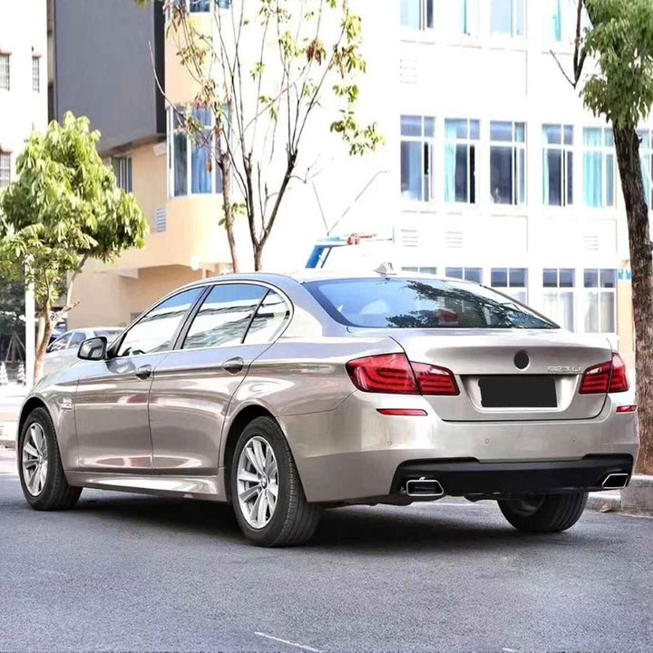 Car Craft Compatible With Bmw 5 Series F10 2010-2017 Rear Bumper Upgrade Convert To M Sport Mt M Tech Bodykit Bumper - CAR CRAFT INDIA