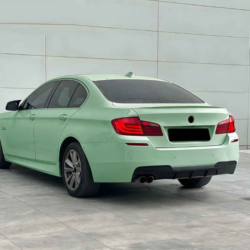 Car Craft Compatible With Bmw 5 Series F10 2010-2017 M Sport M5 Rear Bumper Lip Splitter Diffuser Skirts 00- Carbon Fiber Look Zst-1424 00-cf Carbon Fiber Look - CAR CRAFT INDIA