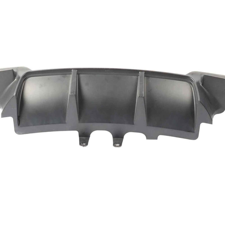 Car Craft Compatible With Bmw 5 Series F10 2010-2017 M Sport M5 Bumper Diffuser Rear After Lip Skirt 2 Fin Glossy Black