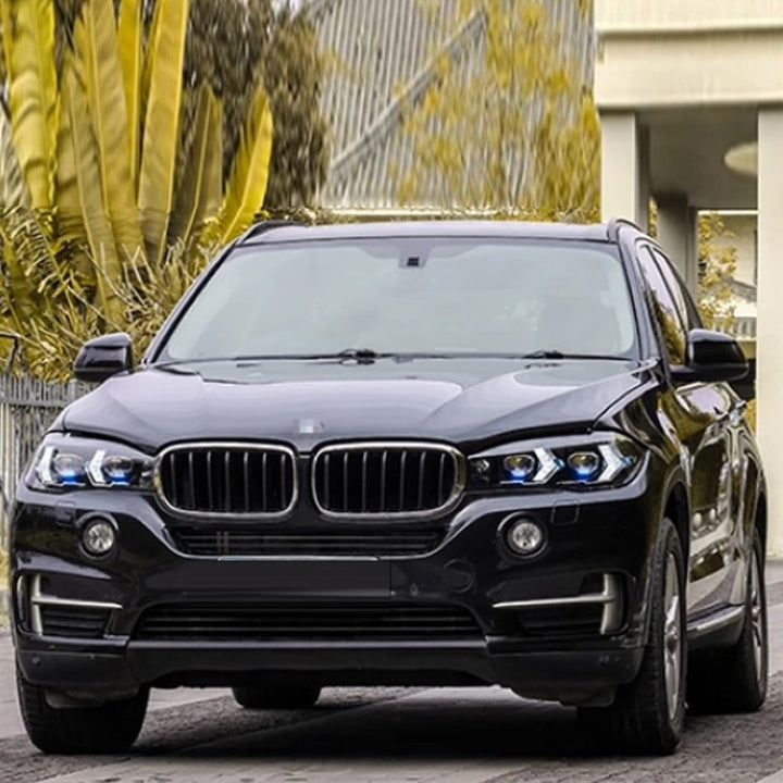 Car Craft Compatible With Bmw 5 X5 F15 2014-2018 Car Front Upgraded Head Light Lamp Xenon Headlight Retrofit Upgrade Modified Led Drl Hid Light G05 Laser Style - CAR CRAFT INDIA