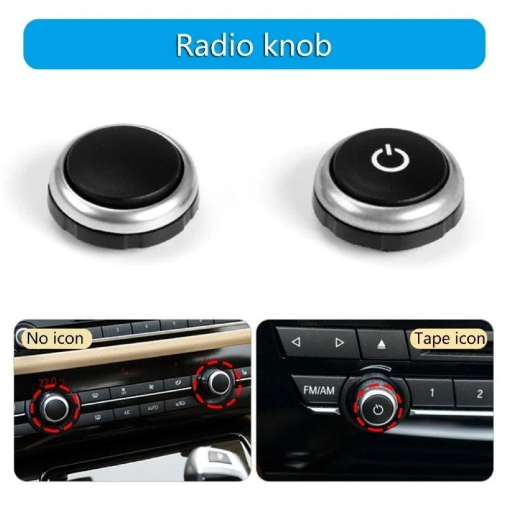 Car Craft Compatible With Bmw 5 Series F10 F07 Gt 11-17 6 Series F06 11-15 7 Series F01 F02 F04 09-15 X5 X6 F15 F16 14-18 Front Console Radio Music Player Volume Knob Switch Button 61319230047 With Letter CC-7930 - CAR CRAFT INDIA