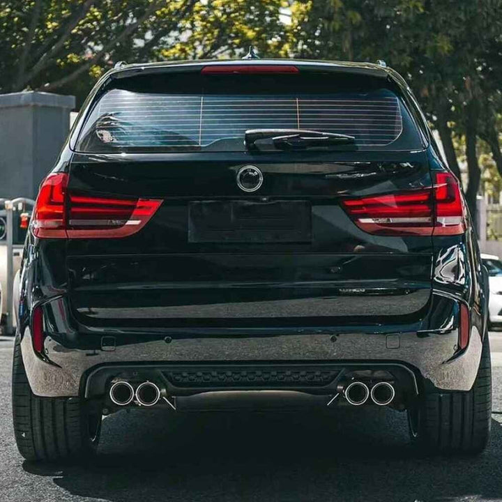 Car Craft Compatible With Bmw X5 F15 2014-2019 Rear Bumper Upgrade Convert To M Sport Mp M Performance M Sport X5m Bodykit Wheel Arch F15-005 Gc