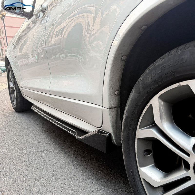 Car Craft Compatible With Bmw X3 F25 X4 F26 M Sport 2011-2017 Side Skirt Splitter Trim Running Board Zst-1489 Gb Glossy Black