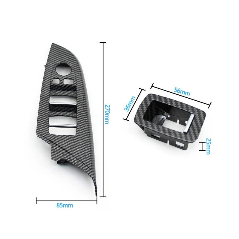 Car Craft Compatible With Bmw X3 F25 2011-2017 Car Front Door Window Lift Switch Cover Trim Outer Frame Handle 51417349323-1 - CAR CRAFT INDIA