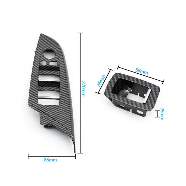 Car Craft Compatible With Bmw X3 F25 2011-2017 Car Front Door Window Lift Switch Cover Trim Outer Frame Handle 51417349323-1 - CAR CRAFT INDIA