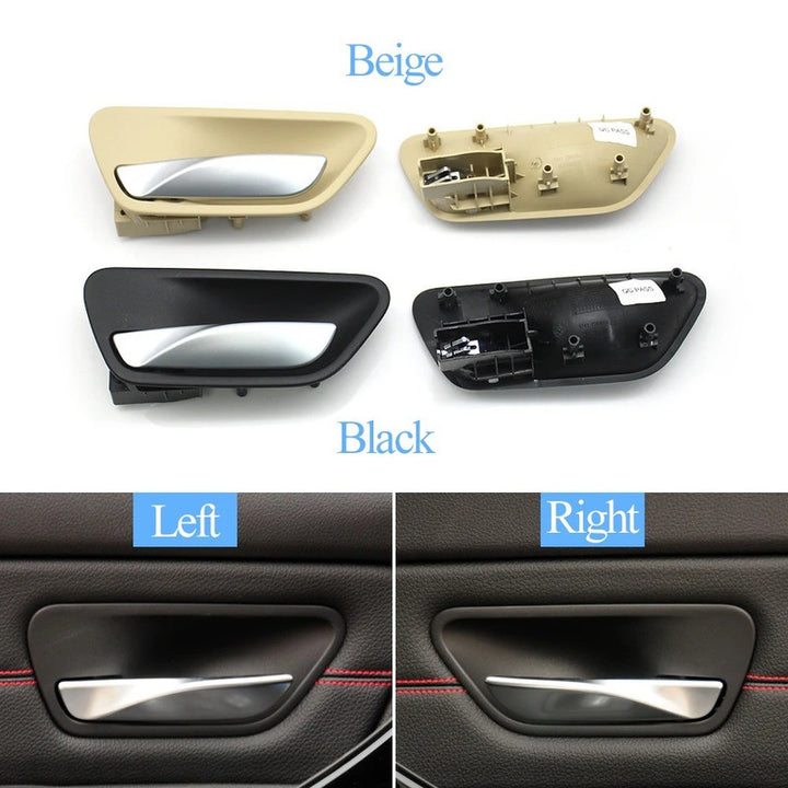 Car Craft Compatible With Bmw 3 Series F30 F34 2012-2018 4 Series M3 M4 F31 F35 F80 F32 F33 F36 F82 F83 2013-2020 Interior Unlock Door Opening Pull Handle Bowl Cover 51417279346 Beige Right - CAR CRAFT INDIA