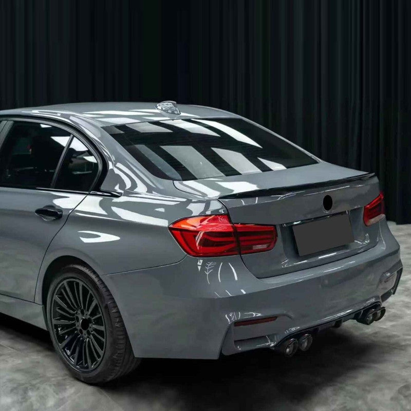 Car Craft Compatible With Bmw 3 Series F30 F80 M3 M4 Exhaust Tips Tail Pipe Midpipe Muffler With Clamp Akrapovic Carbon Fiber Look