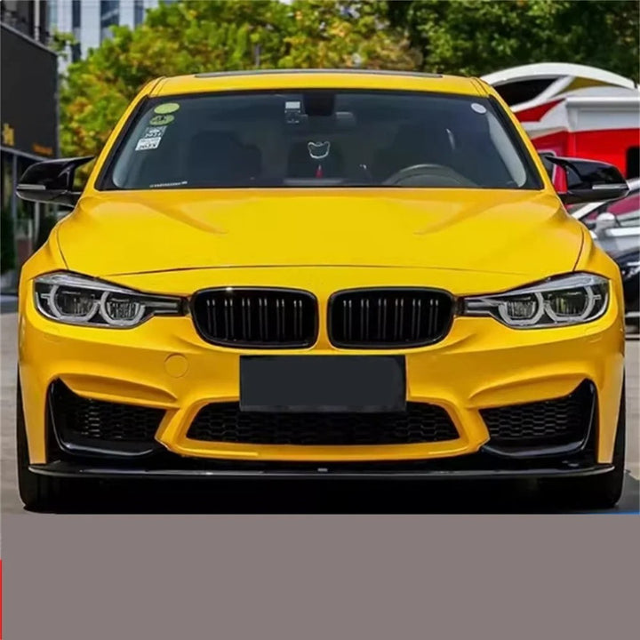Car Craft Compatible With Bmw 3 Series F30 2012-2018 Upgrade Facelift Convert To M Sport M3 M4 Bodykit Front Bumper Skirt With Fog Lamp Hole Gc F30/35-014