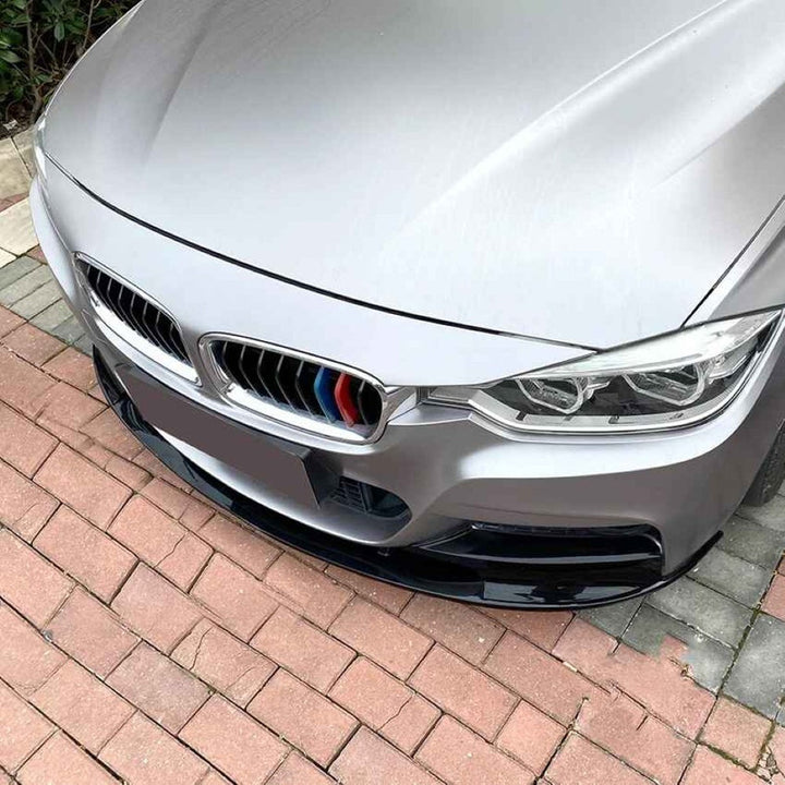 Car Craft Compatible With Bmw 3 Series F30 F31 2012-2018 M Pack M Sport M Tech M Performance Bumper Front Lip Splitter Skirt Trim Zst-403 Cf Carbon Fiber Look