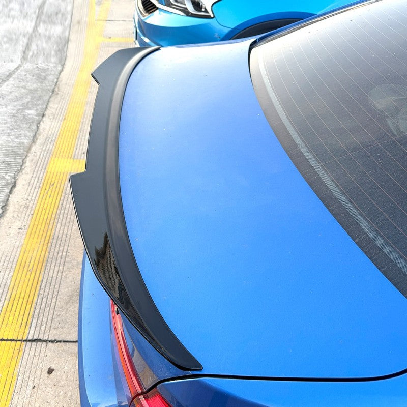 Car Craft Compatible With Bmw 3 Series F30 F80 2012-2018 M3 M4 Rear Trunk Wing Boot Roof Lip Spoiler M3 Style Zst-1467 Gb Glossy Black - CAR CRAFT INDIA