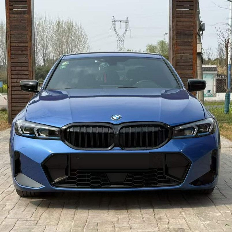 Car Craft Compatible With Bmw 3 Series F30 2012-2018 Upgrade Facelift Convert To G20 G28 2023 Lci Style Bodykit Front Rear Bumper Grill Hood Bonnet Fender Trunk Headlight Taillight Mirror Non Cut Version - CAR CRAFT INDIA