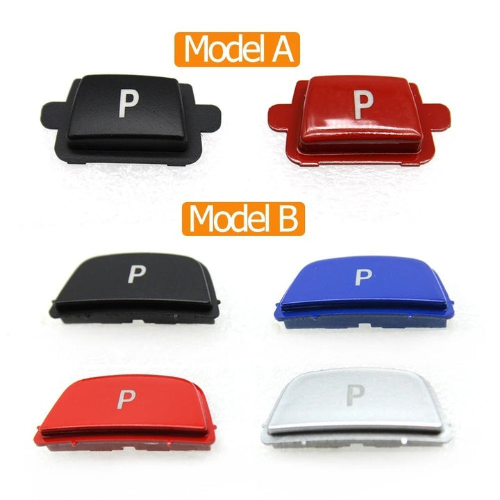Car Craft Compatible With Bmw 1 2 3 4 5 6 7 Series F20 F30 F34 F10 F07 F06 F12 F01 F02 X3 X4 F25 F26 X5 X6 F15 F16 Gear Shift Lever Auto Parking Switch Letter P Button Cover Model B Red