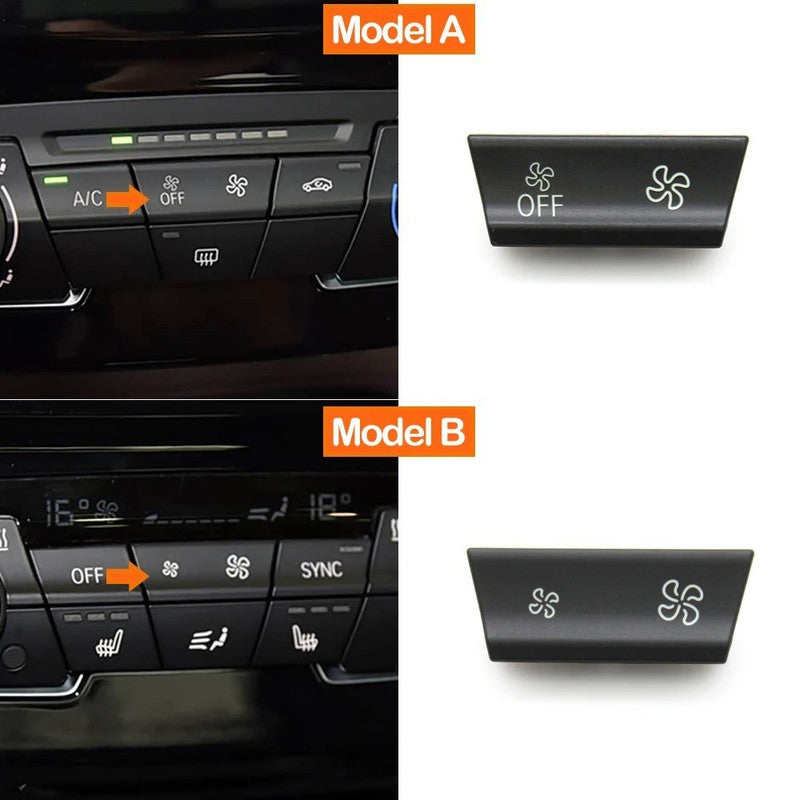 Car Craft Compatible With Bmw 1 2 Series F52 F44 F45 F46 2016-2023 X1 F48 F49 2016-2022 Dashboard Air Conditioner Ac Button Wind Volume Fan Climate Control Switch 64119471104-a2-2 B