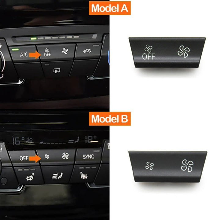 Car Craft Compatible With Bmw 1 2 Series F52 F44 F45 F46 2016-2023 X1 F48 F49 2016-2022 Dashboard Air Conditioner Ac Button Wind Volume Fan Climate Control Switch 64119471104-a2-2 B