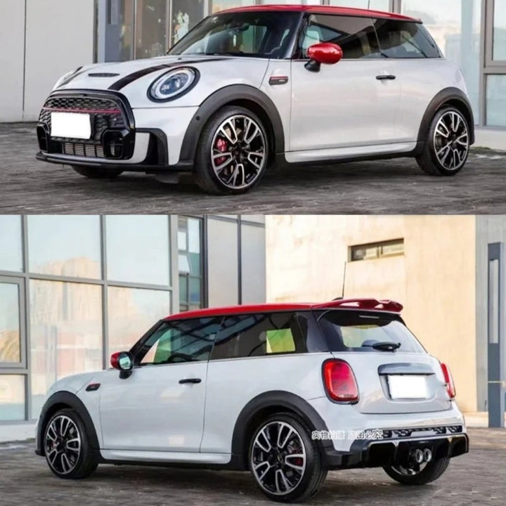 Car Craft Compatible With Bmw Mini Cooper F56 F57 2021-2025 Upgrade Convert To Jcw Bodykit Front Rear Bumper Side Skirts Splitter Lip Grill 2 Door Car - CAR CRAFT INDIA