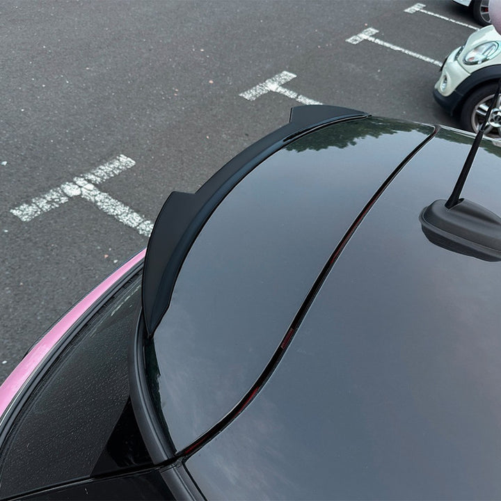 Car Craft Compatible With Mini Cooper F55 F56 2014-2022 Rear Trunk Wing Boot Lip Roof Spoiler Zst-1346 Cf Carbon Fiber Look