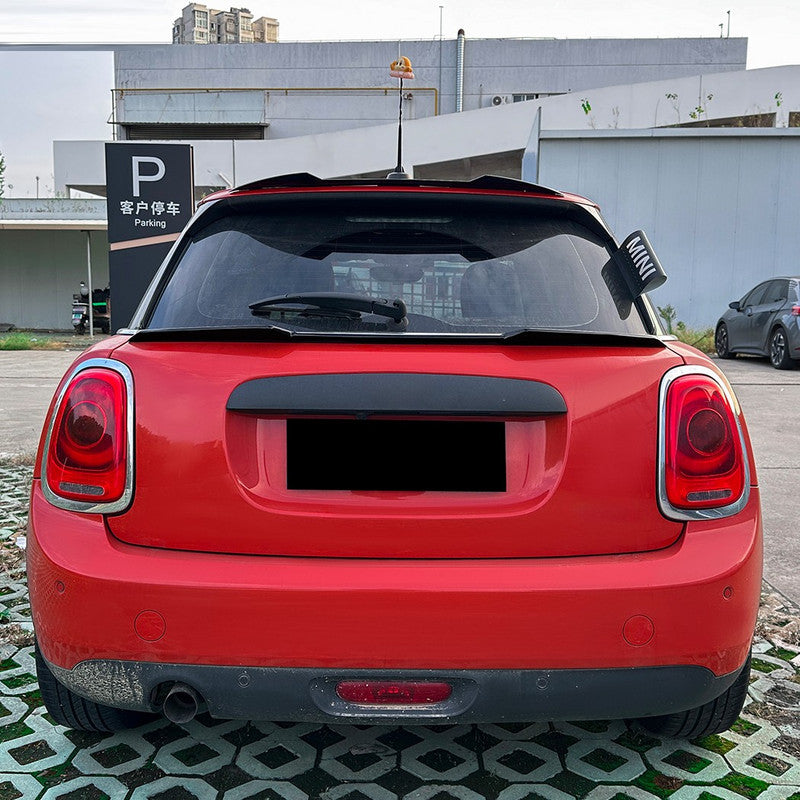 Car Craft Compatible With Mini Cooper F55 F56 2014-2022 Rear Trunk Wing Boot Lip Roof Mid Spoiler Zst-1342 Gb Gloss Black