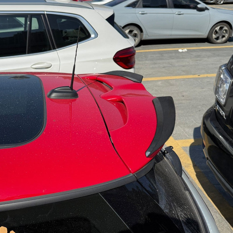 Car Craft Compatible With Mini Cooper F55 F56 2014-2022 Rear Trunk Wing Boot Lip Roof Spoiler Zst-1402 Gb Gloss Black 2 Part