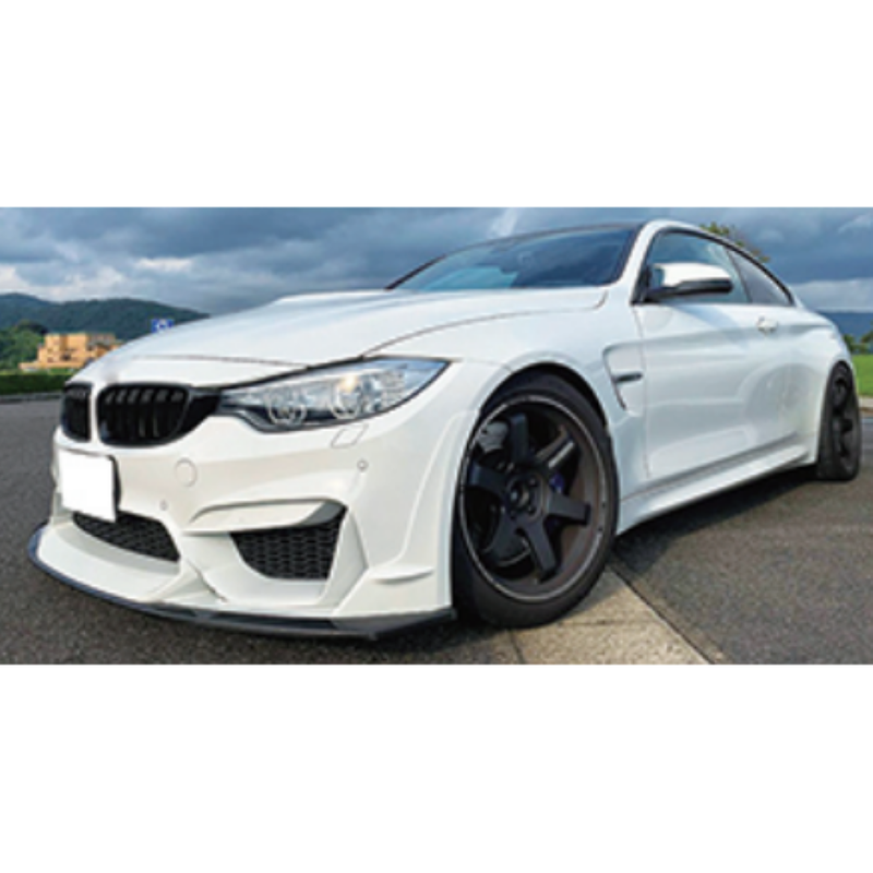 Car Craft Comptible With Bmw M3 M4 F80 F82 F83 Front Bumper Upgraded Bodykit Body Kit Skirts Splitter Front Rear Lip Diffuser Side Skirts Spoiler Trims Cannards Vten Style CC-9085