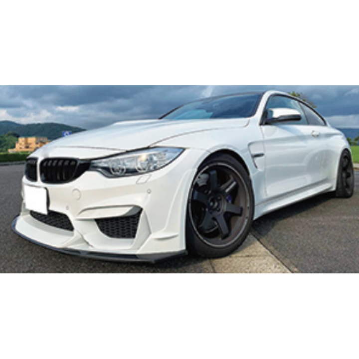 Car Craft Comptible With Bmw M3 M4 F80 F82 F83 Front Bumper Upgraded Bodykit Body Kit Skirts Splitter Front Rear Lip Diffuser Side Skirts Spoiler Trims Cannards Vten Style CC-9085