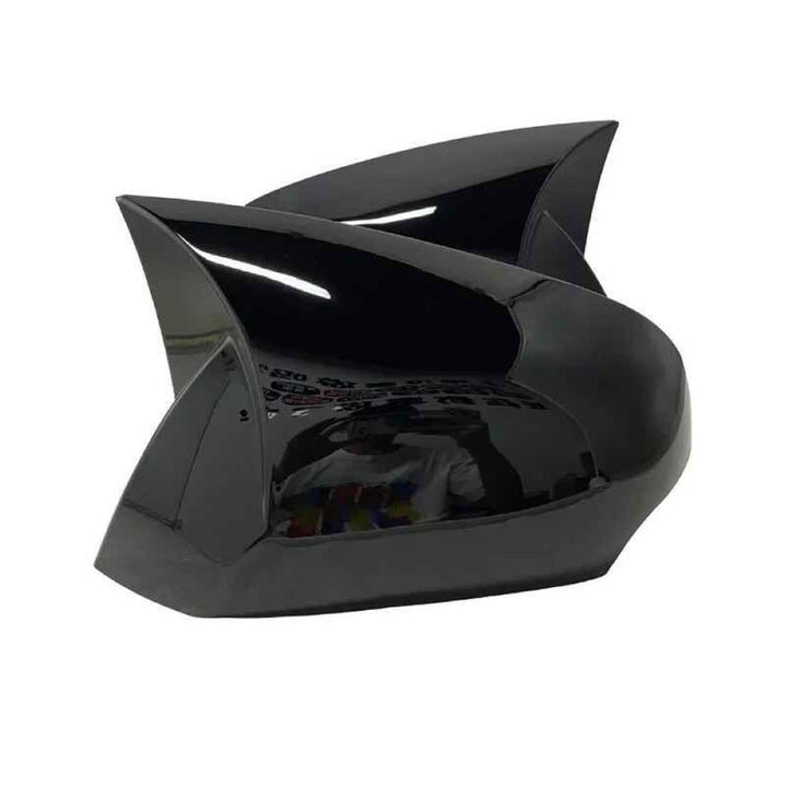 Car Craft Compatible With Renault Fluance 2010-2016 Rear View Case Wing Cap Shell Housing Mirror Covers 3m Tape Pasting Style Carbon Fiber Look