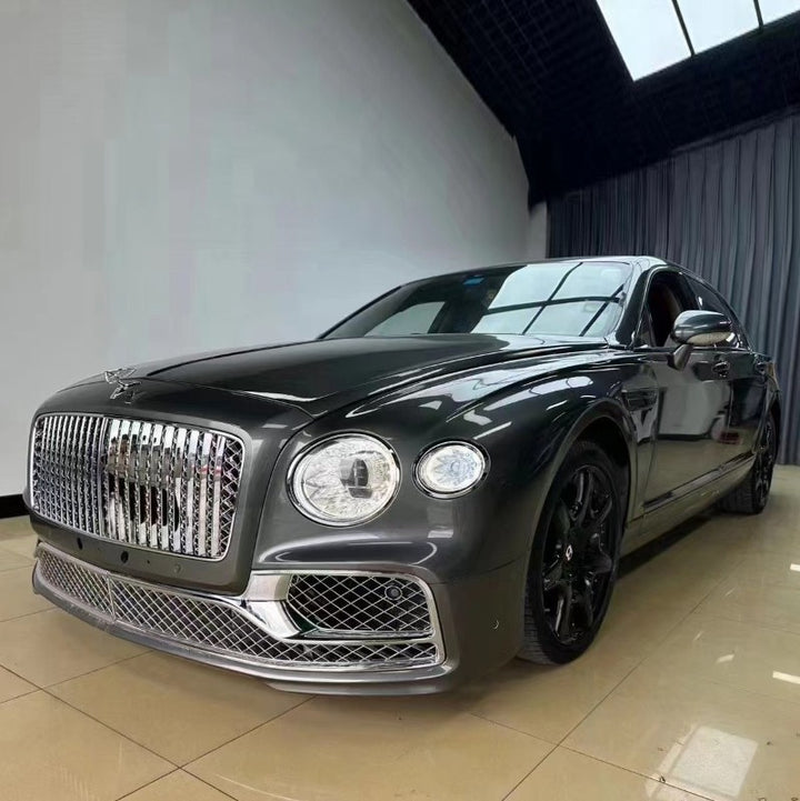 Car Craft Compatible With Bentley Flying Spur 2005-2019 Upgrade Facelift Conver To 2020 Flying Spur Gt Bodykit Bumper Headlight Taillight Fender Hood Trunk Front Lip Grill - CAR CRAFT INDIA