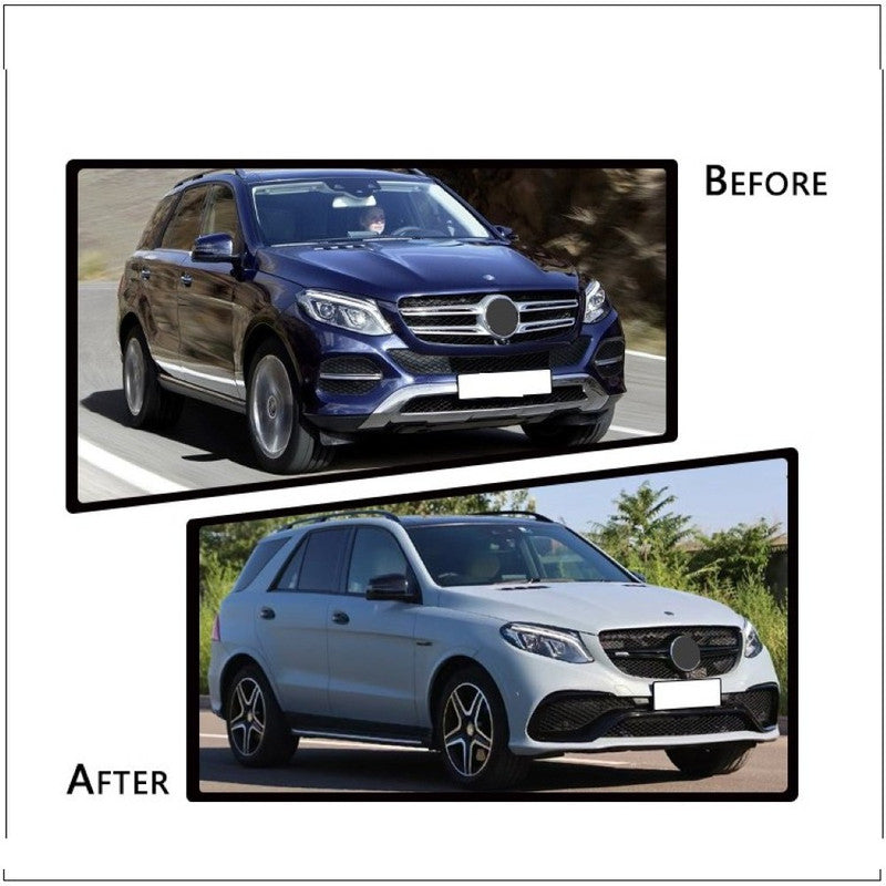 Car Craft Compatible With Mercedes Benz Gle W166 2016-2019 Front Bumper Upgrade Convert To Amg Gle63 Amg Bumper Bodykit W166-002 Gc