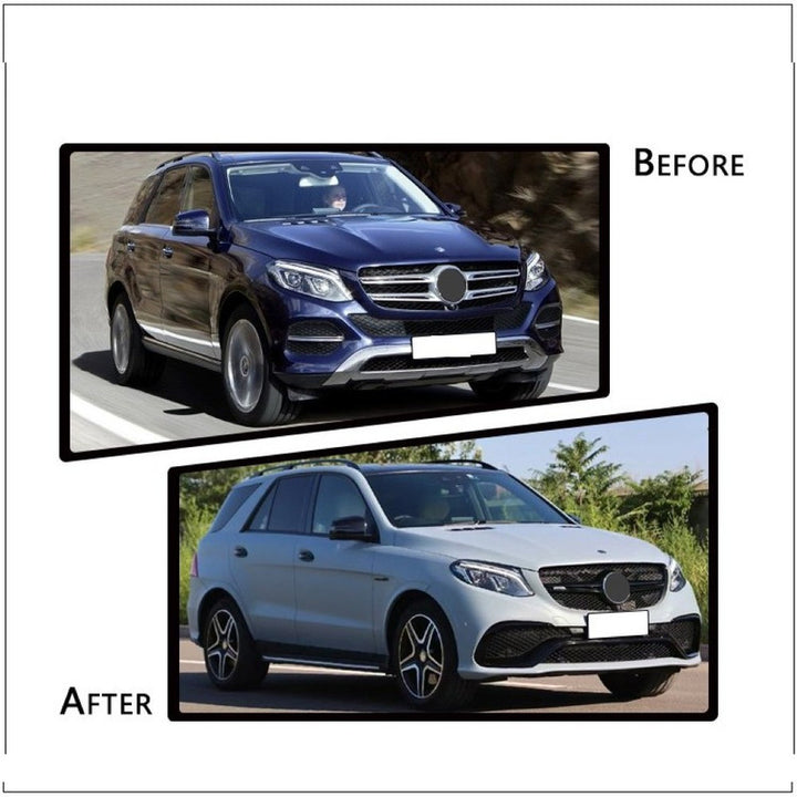 Car Craft Compatible With Mercedes Benz Gle W166 2016-2019 Front Bumper Upgrade Convert To Amg Gle63 Amg Bumper Bodykit W166-002 Gc