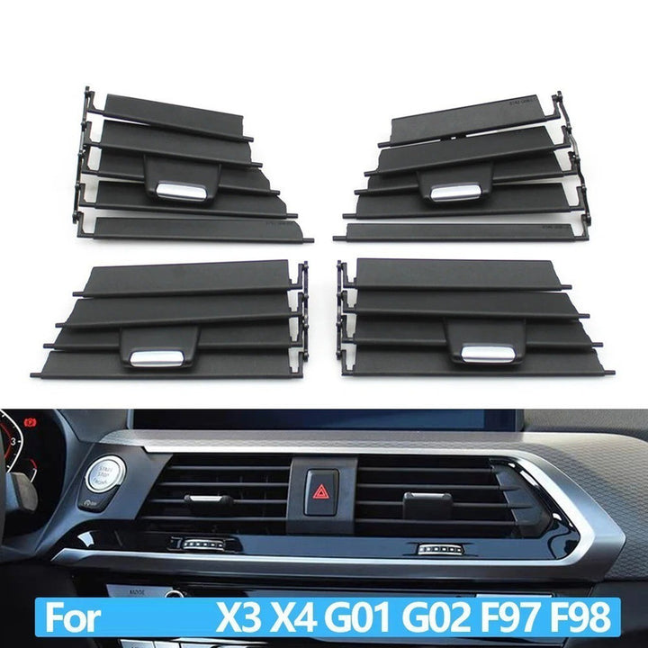 Car Craft Compatible With Bmw X3 X4 Ix3 G01 G02 G08 2017-2021 Car Ac Air Vent Grille Slider Panel Cover 64229363444-ml64229363444-cl Middle Centre Central Left
