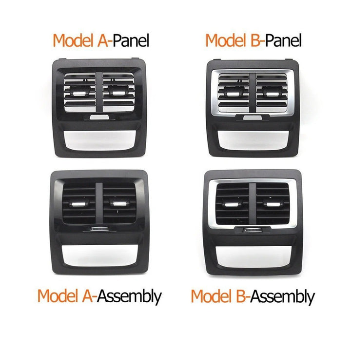 Car Craft Compatible With Bmw Ix3 G08 2019-2024 X3 G01 2018-2021 X3m F97 2017-2021 X4 G02 2017-2021 X4m F98 2017-2021 Rear Ac Vent Grille Panel Air Conditioning 64229363822-c Black Model A Assembly