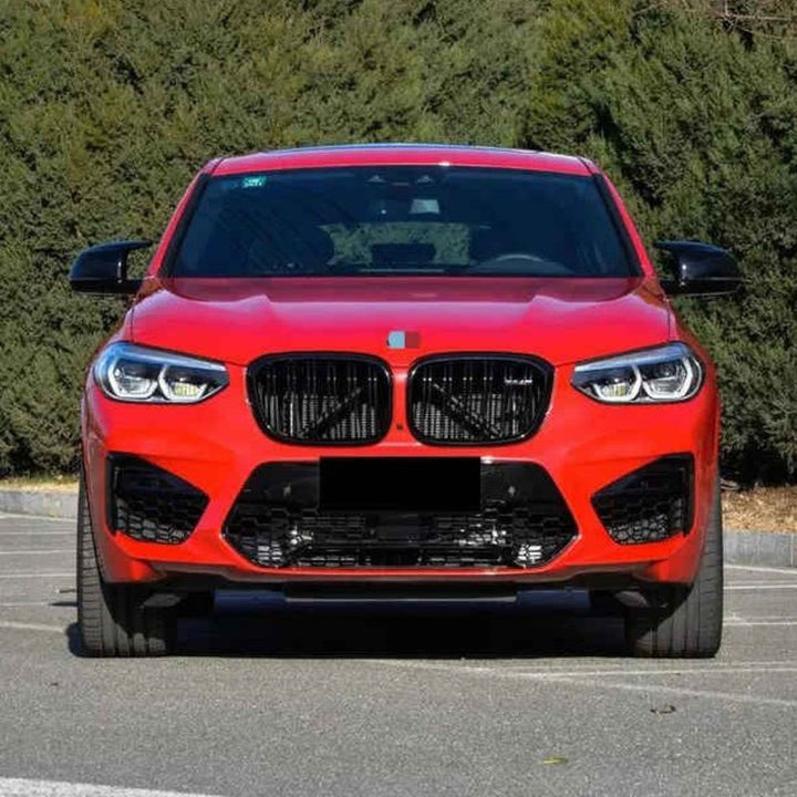 Car Craft Compatible With Bmw X4 G02 2018-2021 Upgrade Convert To M Sport M Performance X4m Bodykit Body Kit Front Bumper Splitter Grill Lip Diffuser Exhaust Pipe Tip 25i Gc G02 003