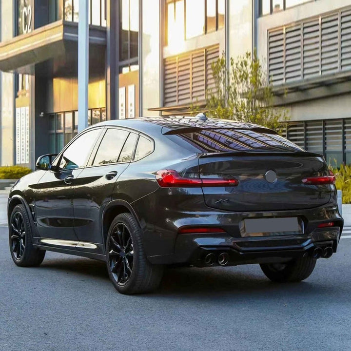 Car Craft Compatible With Bmw X4 G02 2018-2021 Upgrade Convert To M Sport M Performance X4m Bodykit Body Kit Rear Bumper Lip Splitter Skirt Diffuser Gc G02 002