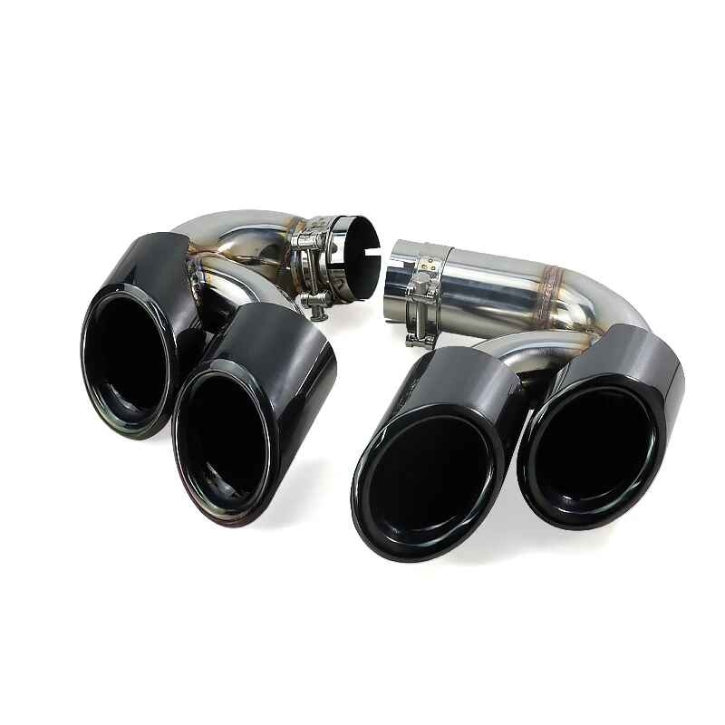 Car Craft Compatible With Bmw X5 X6 G05 G06 2018-2022 Exhaust Tips Tail Pipe Midpipe Muffler With Clamp G05/g18-016 Gc