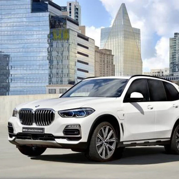 Car Craft Compatible With Bmw X5 G05 2019-2022 M Sport Mt M Tech Front Bumper Show Grill Single Silver Chrome Gc G05 G18 001