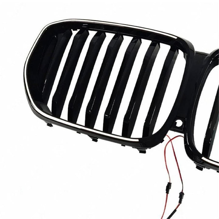 Car Craft Compatible With Bmw X5 G05 Lci 2023-2025 Front Bumper Show Illuminated Led Glow Grill Single Line CC-9672