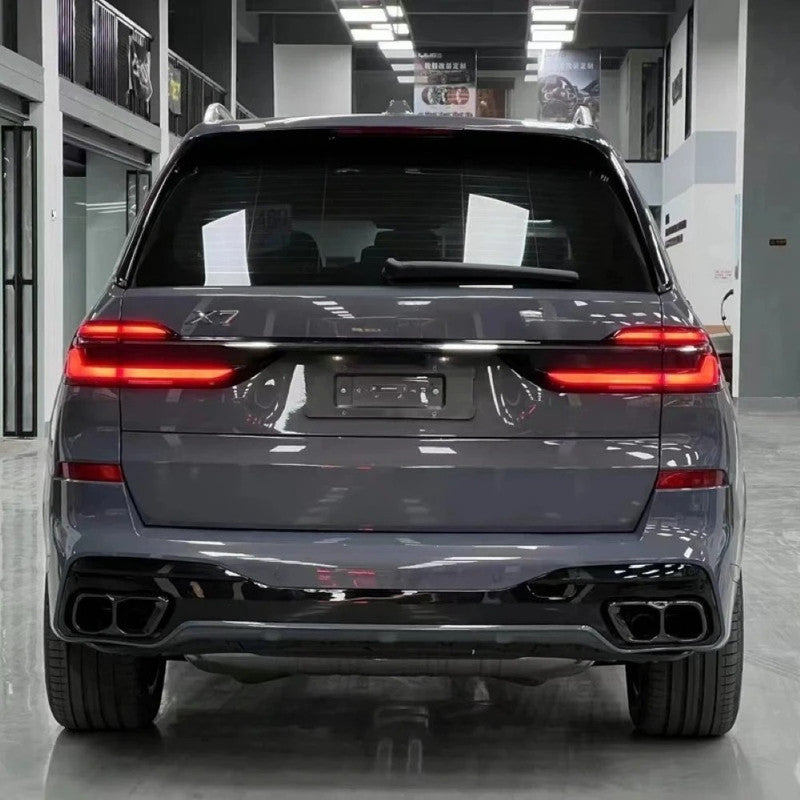 Car Craft Compatible With Bmw X7 G07 Lci 2023-2026 Rear Bumper Upgrade Convert To M Sport M Performance M Tech Mt Bodykit Body Kit Bumper