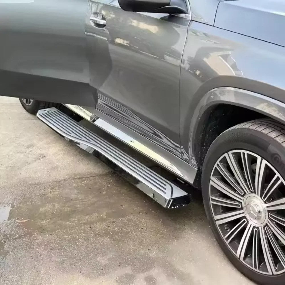Car Craft Compatible With Bmw X7 G07 2019-2025 Automatic Deployable Electric Side Step Retractable Ladder Pedal Running Boards Side Step Car With Fixed Side Step Mhb Style